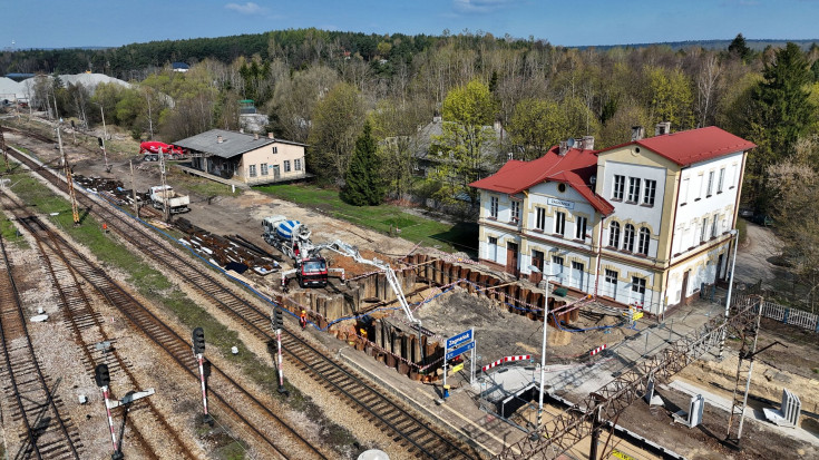 LK8, przewóz towarów, prace na stacji kolejowej, Zagnańsk