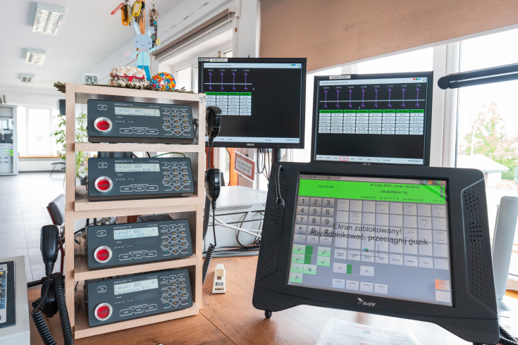 nastawnia, SRK, Hajnówka, monitor, komputer, KPO, urządzenie