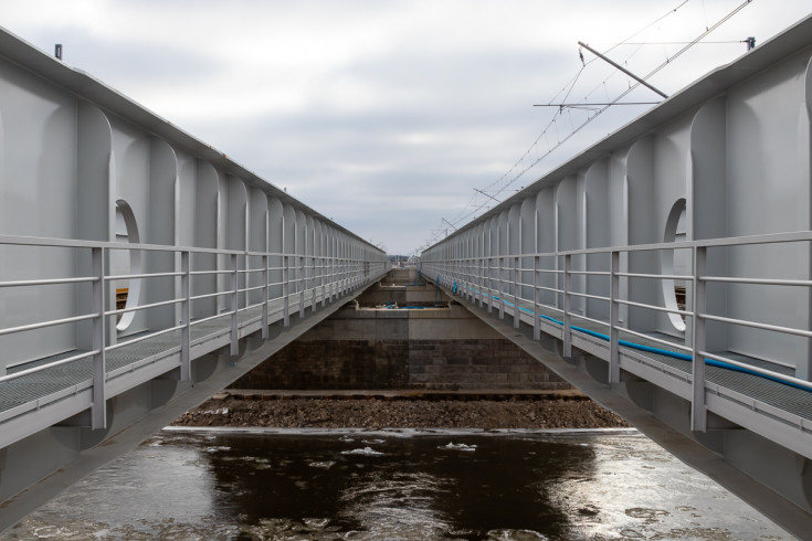 Dęblin, Radom, nowy rozjazd, nowe przejście podziemne, nowy tor