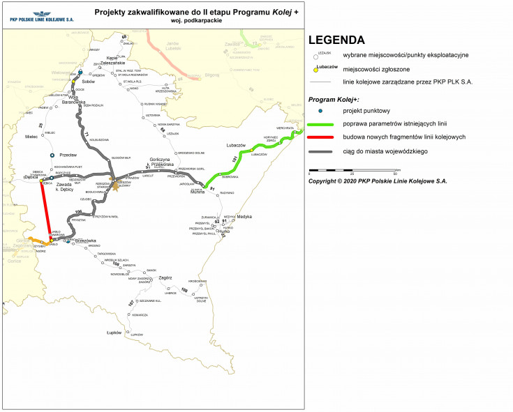 Ministerstwo Infrastruktury, mapa, Kolej+, wniosek, samorząd, Program Uzupełniania Lokalnej i Regionalnej Infrastruktury Kolejowej, drugi etap naboru