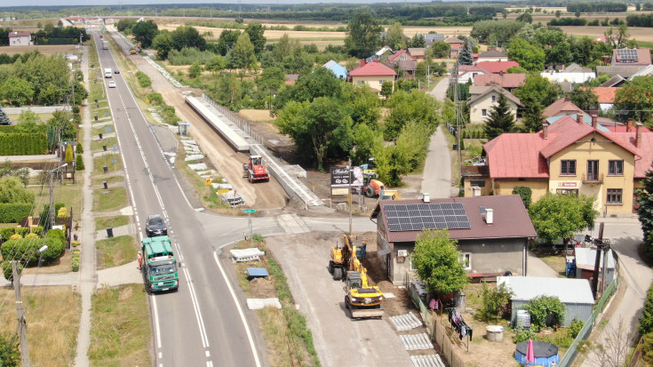 peron, LK25, prace budowlane, Tuszów Narodowy