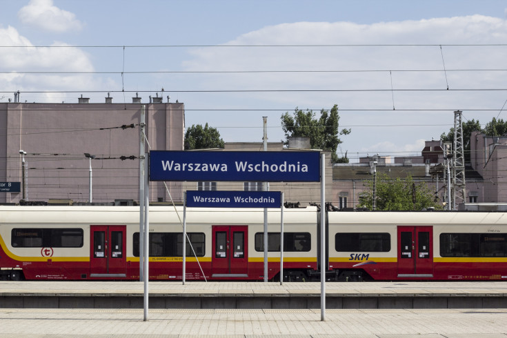 Warszawa Wschodnia, pociąg, tor, infrastruktura kolejowa