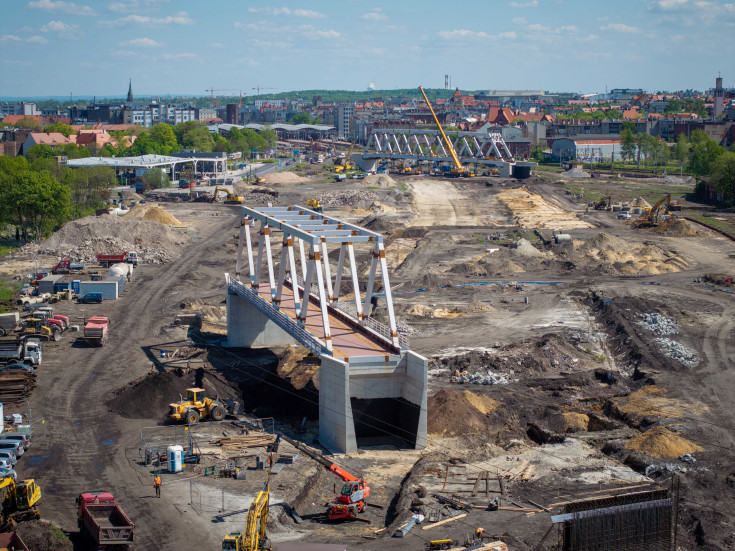 wiadukt, przebudowa, stacja, tor, Katowice, prace budowlane, katowicki węzeł kolejowy