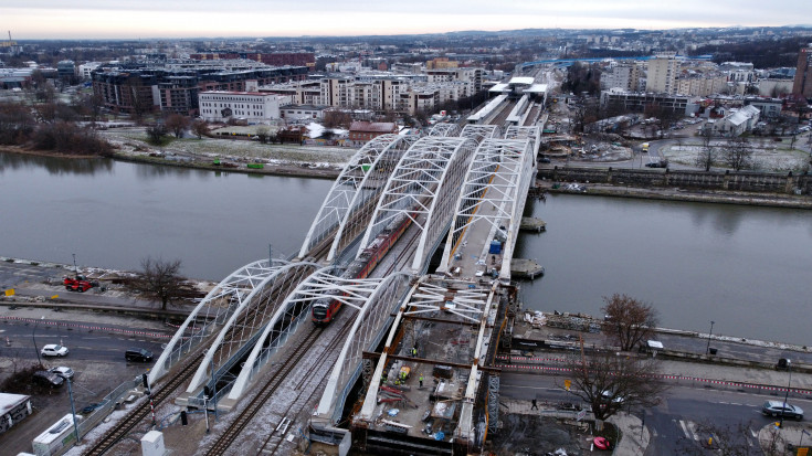 E30, nowa infrastruktura, most na Wiśle, Kraków Rudzice