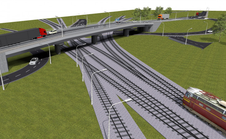 wiadukt, modernizacja, przewóz towarów, wizualizacja