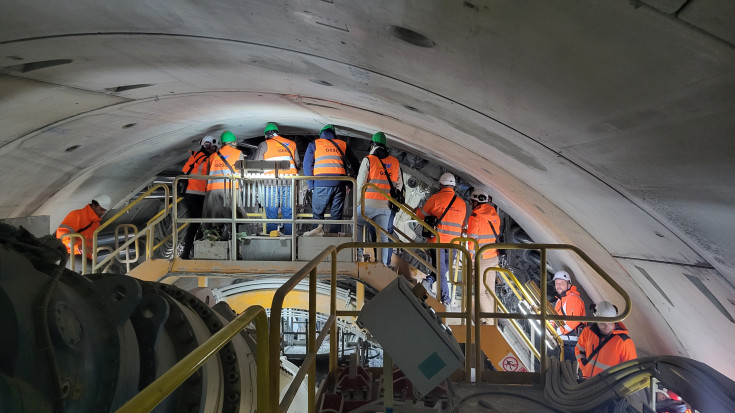 LK104, TBM, wizyta techniczna, drążenie tunelu kolejowego, www.podleze-piekielko.pl, Europejskie Dni Bezpieczeństwa Kolejowego