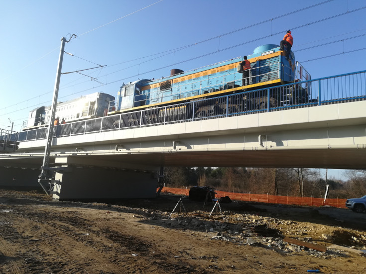 CMK, GSM-R, ETCS2, 250 km/h, próba obciążeniowa