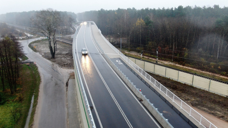 E75, Rail Baltica, Mokra Wieś, nowa infrastruktura, nowy wiadukt drogowy