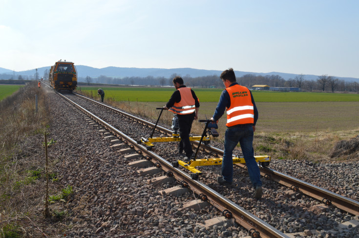 podbijarka, Jedlina Zdrój, LK285, Świdnica Kraszowice, budowa toru, Bystrzyca Dolna