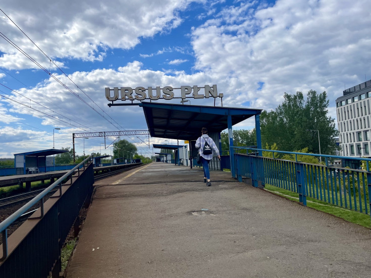 wiata, przystanek, Warszawa Ursus Północny