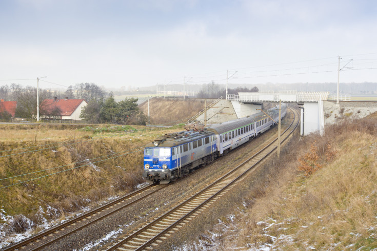 POIiŚ 2014-2020, pociąg, wiadukt kolejowy, Toszek Północ, Rudziniec Gliwicki, Pisarzowice