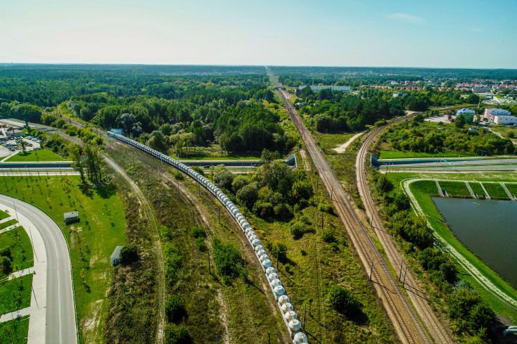 E75, Rail Baltica, Białystok, CEF, Czyżew, wiadukt kolejowy