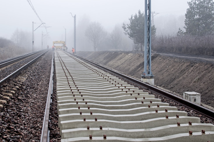 modernizacja, LK1, robotnicy, tor, POIiŚ 2007-2013, prace budowlane, infrastruktura kolejowa, maszyna