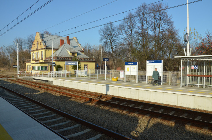 stacja, nowa sieć trakcyjna, Sławków, nowa infrastruktura pasażerska, nowy tor