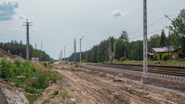 E75, Rail Baltica, CEF, Zaręby Kościelne