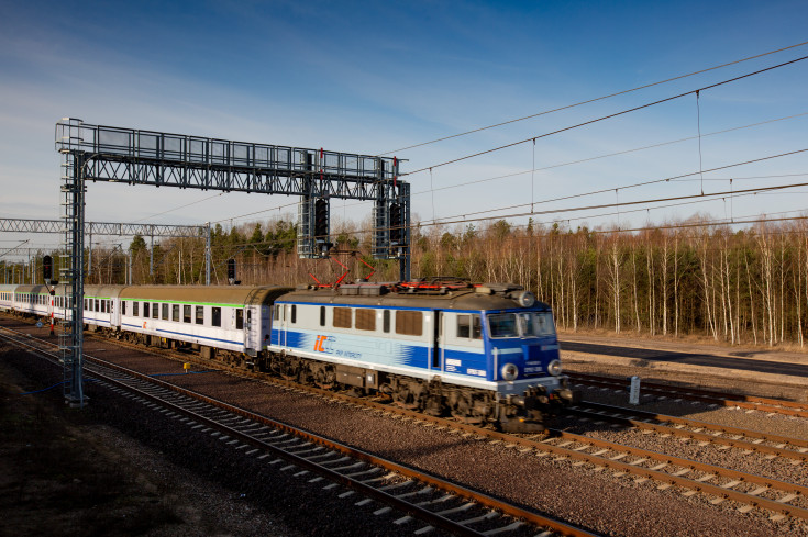 E75, Rail Baltica, CEF, pociąg, tor, Prostyń, przystanek