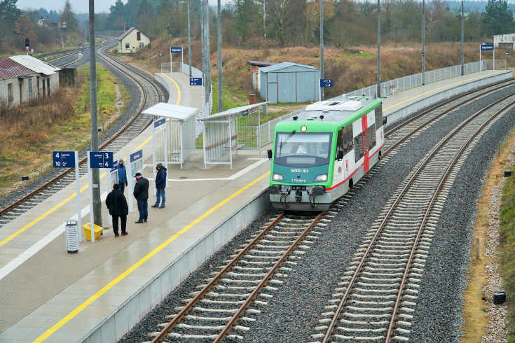 nowy przystanek, Hajnówka, Lewki, LK31, LK32, LK52, nowa infrastruktura pasażerska, nowy tor, nowa infrastruktura, pociąg pasażerski