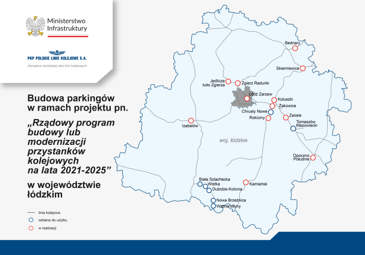 Koluszki, nowa infrastruktura, Program Przystankowy, nowy parking