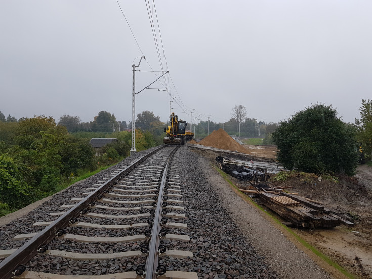 łącznica, Lublin, prace budowlane, nowa sieć trakcyjna, nowy tor, nowa infrastruktura