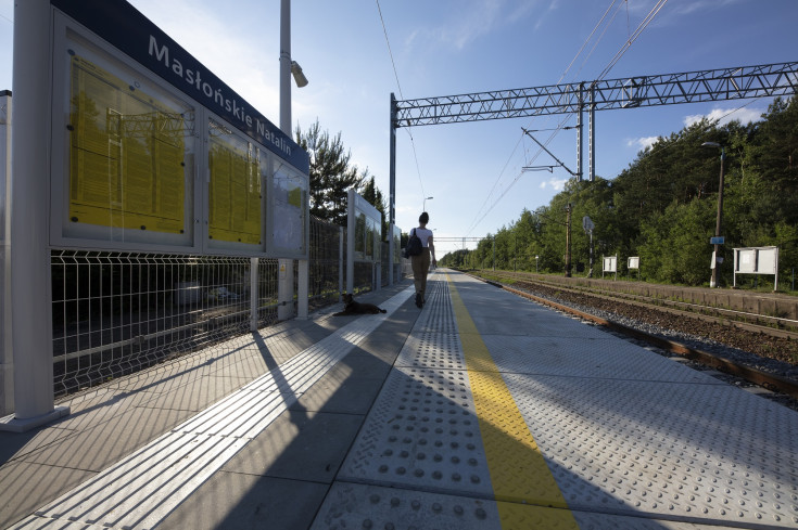 LK1, Wiedenka, Masłońskie Natalin, nowa infrastruktura pasażerska, nowy tor