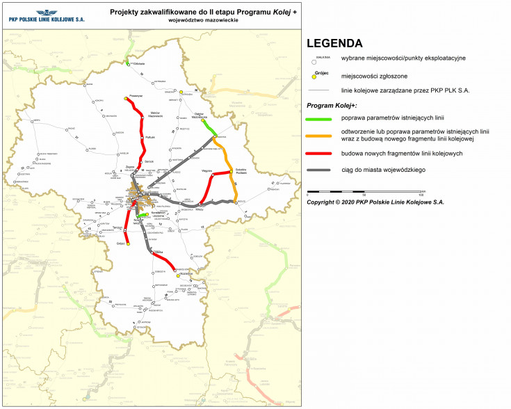 Ministerstwo Infrastruktury, mapa, Kolej+, wniosek, samorząd, Program Uzupełniania Lokalnej i Regionalnej Infrastruktury Kolejowej, drugi etap naboru