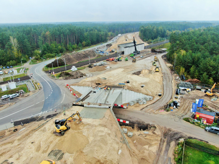 E75, Rail Baltica, nowa infrastruktura, wiadukt drogowy, Topór