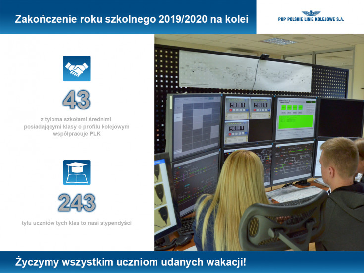 bezpieczeństwo, infografika, stypendium, edukacja przyszłych kolejarzy, dyżurny ruchu, kursowanie pociągów, automatyk, specjalista budownictwa kolejowego, elektroenergetyk transportu szynowego