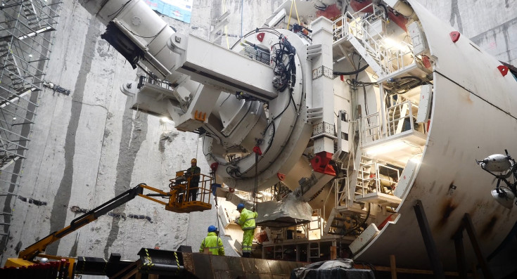 tunel średnicowy, Łódzki Węzeł Kolejowy, TBM, tarcza, drążenie tunelu kolejowego