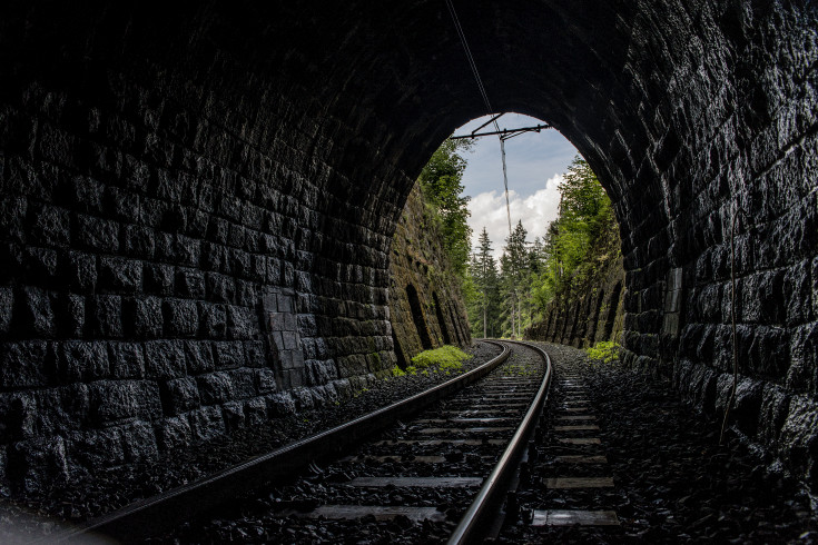 pasażer, peron, pociąg, wystawa, tor, infrastruktura kolejowa