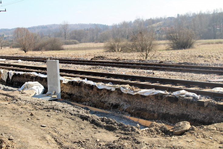 modernizacja, POIiŚ 2014-2020, małopolskie, Leńcze, przystanek, kolejowa zakopianka