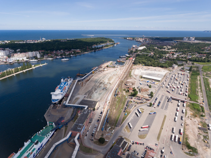 modernizacja, CEF, port morski, przewóz towarów, port Świnoujście, Szczecin Port, zachodniopomorskie