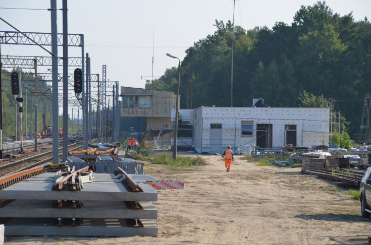 CMK, modernizacja, LK4, Opoczno Południe, nowy rozjazd, nowy tor