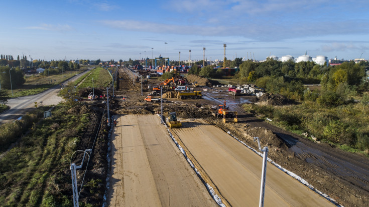 przewóz towarów, Szczecin Port Centralny, nowy tor