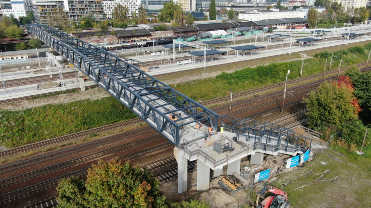 linia średnicowa, warszawska linia średnicowa, Warszawa Główna, nowa kładka, WWK, Trakcja S.A.