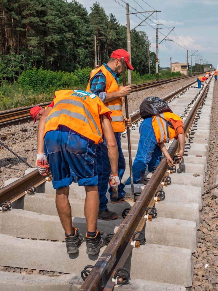 E75, Rail Baltica, CEF, Zaręby Kościelne