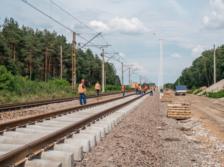 E75, Rail Baltica, CEF, Zaręby Kościelne