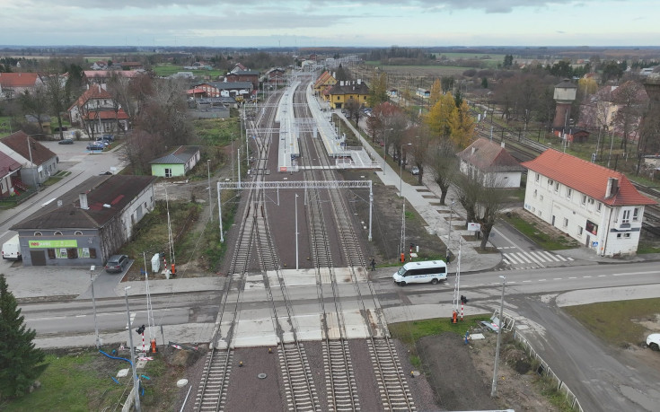 Kętrzyn, tor, Warmia i Mazury, nowa infrastruktura, nowy przejazd kolejowo-drogowy