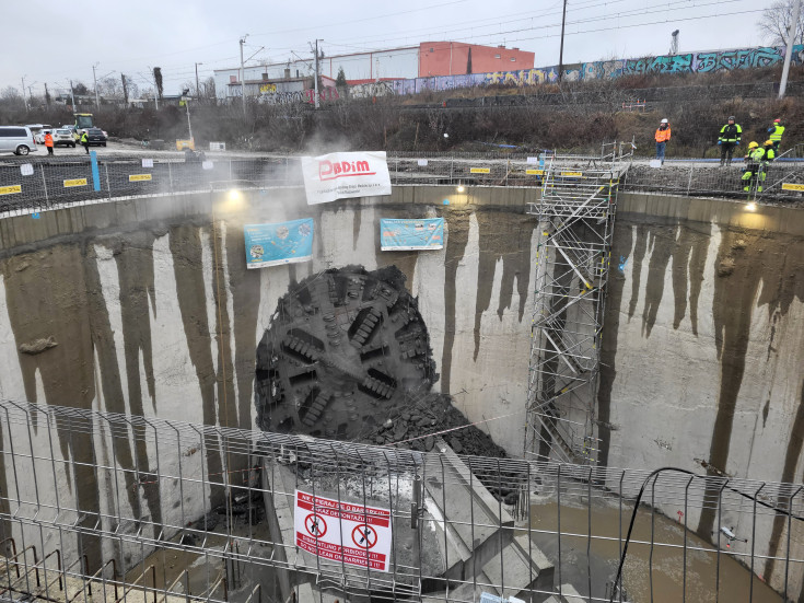 TBM, tarcza, Faustyna, tunel w Łodzi