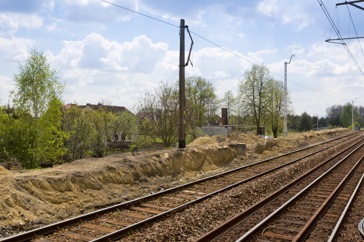 Trzebinia, Oświęcim, LK93, prace torowe, Gorzów Chrzanowski, Czechowice-Dziedzice