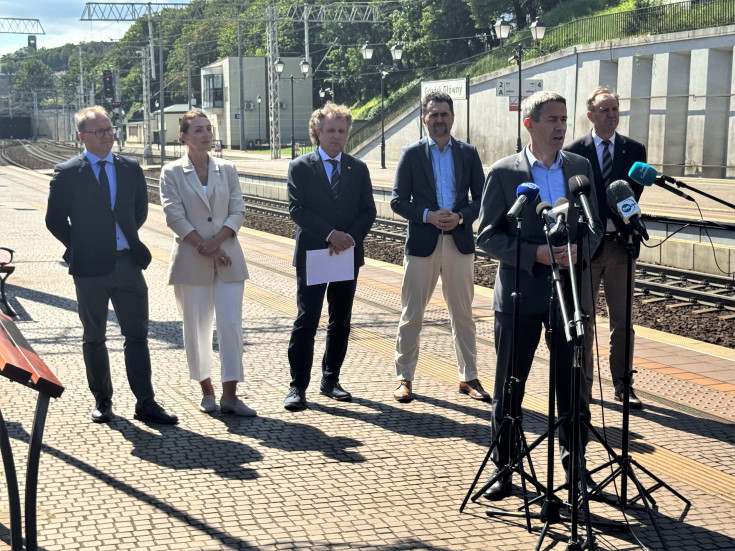 Gdańsk, briefing prasowy, Wyborski Piotr