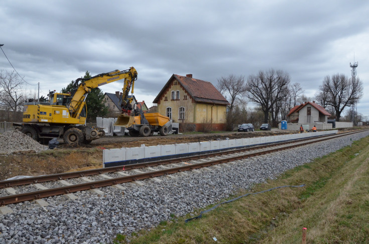 nowy przystanek, prace budowlane, nowa infrastruktura, Strzelce Świdnickie