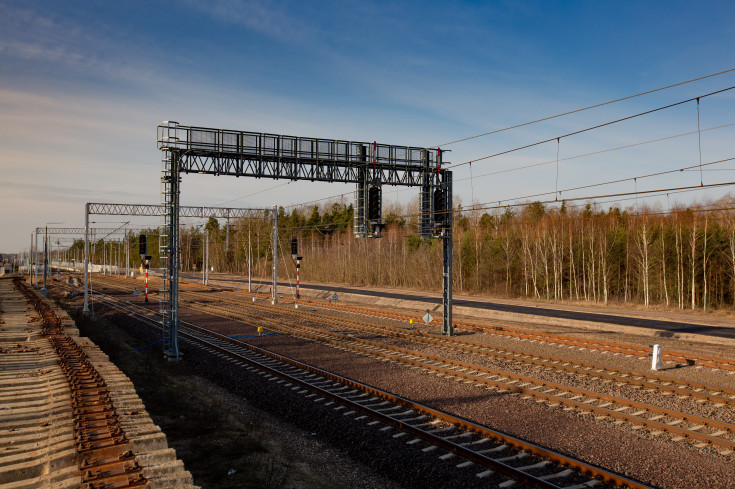 E75, Rail Baltica, CEF, pociąg, tor, Prostyń, przystanek