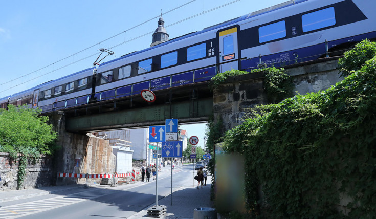 Kraków, CEF, E30, aglomeracja krakowska, wiadukt kolejowy, Kopernika, remont wiaduktu