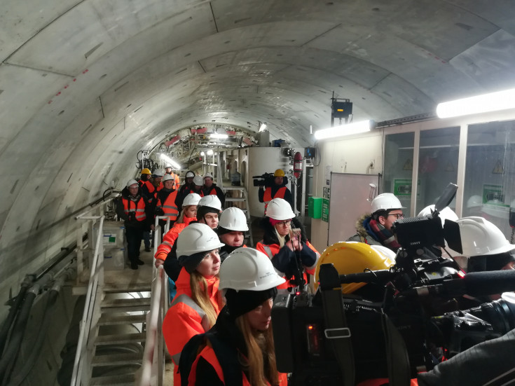 tunel średnicowy, Łódź, wizyta techniczna