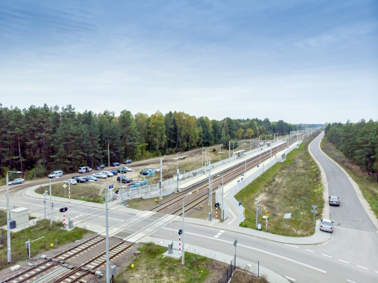 E75, Rail Baltica, CEF, nowy przystanek, Sadowne Węgrowskie