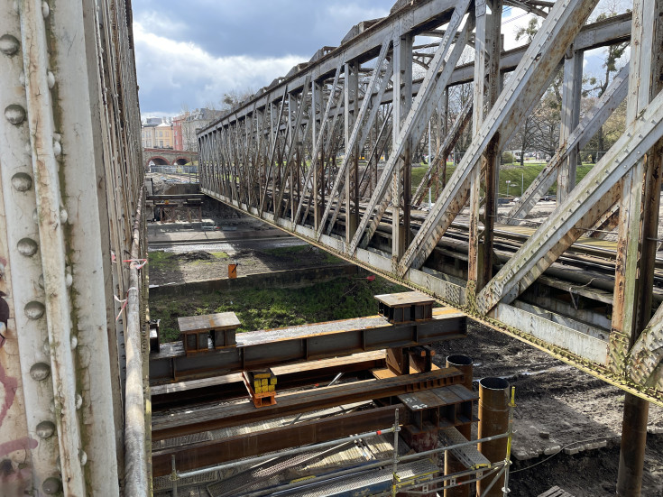 LK91, most kolejowy, Przemyśl, przęsło