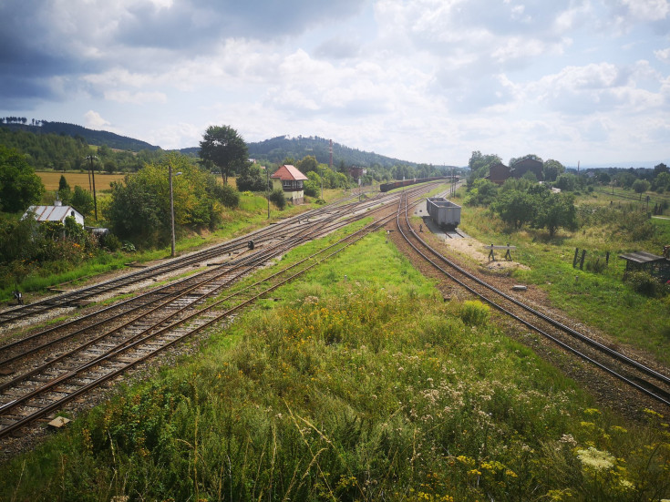 stacja, tor, rozjazd, LK286, Ścinawka Średnia