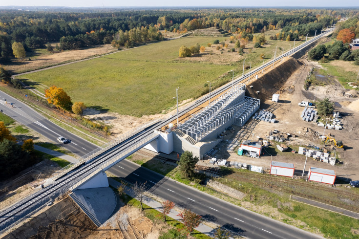 Miasteczko Śląskie, nowy przystanek, LK182, nowa infrastruktura