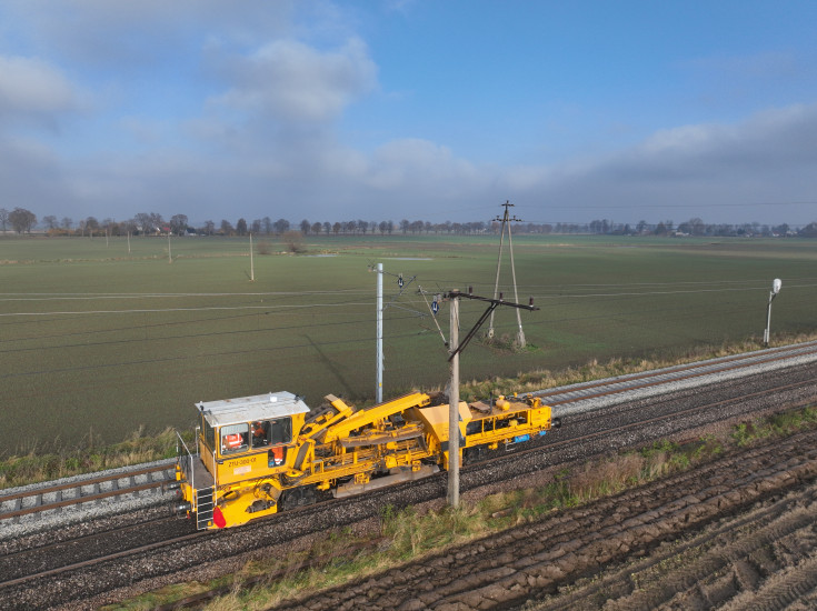 PUN, maszyna, LK204, prace na stacji kolejowej