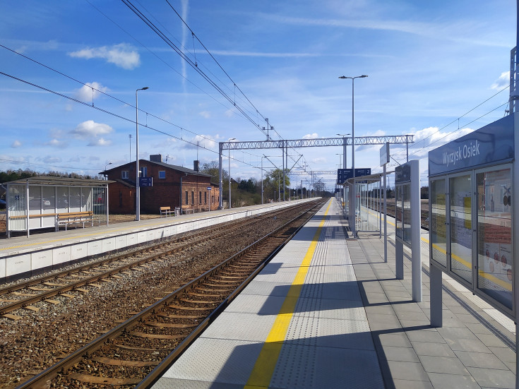 nowa stacja, LK18, nowa infrastruktura, nowy peron, Wyrzysk Osiek